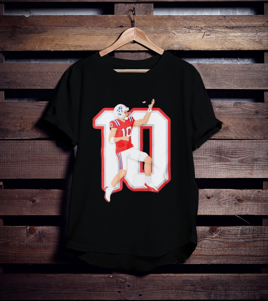Air Maye Touchdown Flip Football Jersey Number 10 T-Shirt