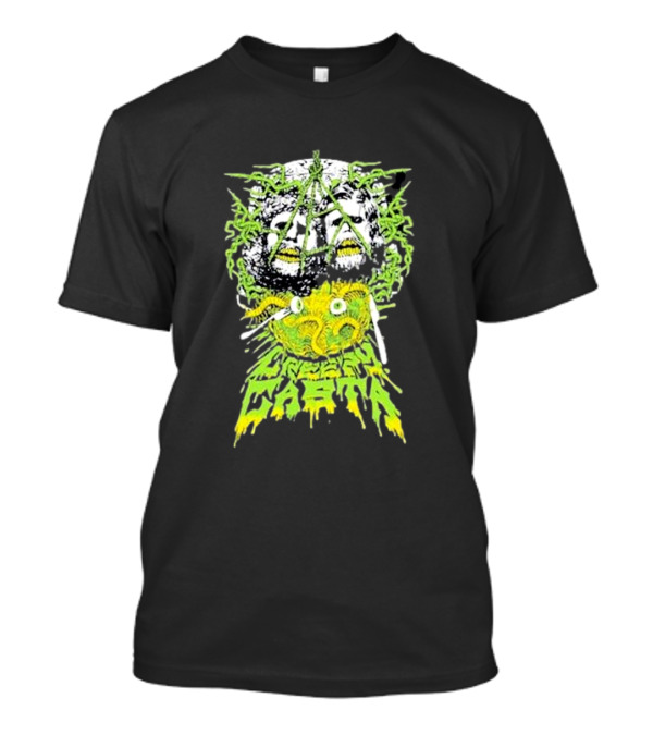 Creepycasta Creepy Tentacled Skull Neon Eyes T-Shirt