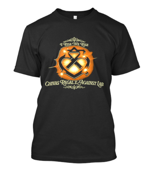 I Rise We Rise Chivas Regal X Against Lab Heart Logo Burst T-Shirt