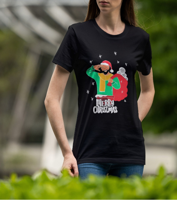 Merry Christmas Jb Gill Santa Holiday Collection T-Shirt