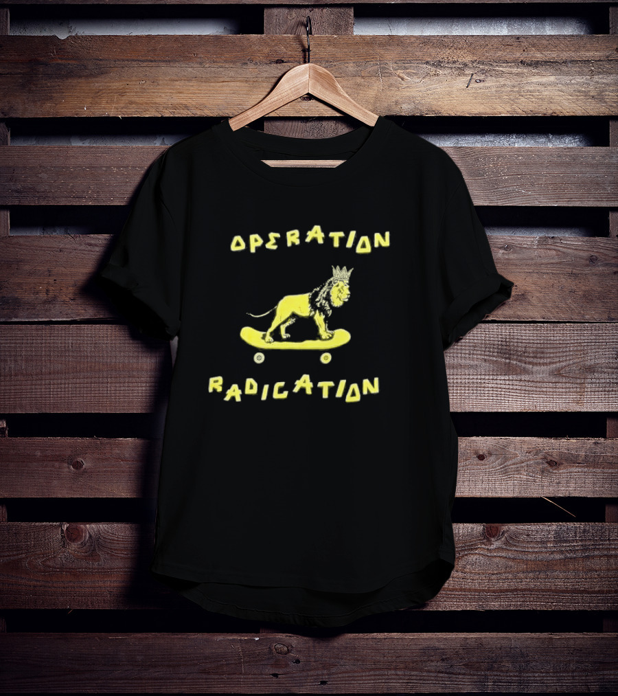 Stussy Operation Radication Lion Skateboard Crown T-Shirt