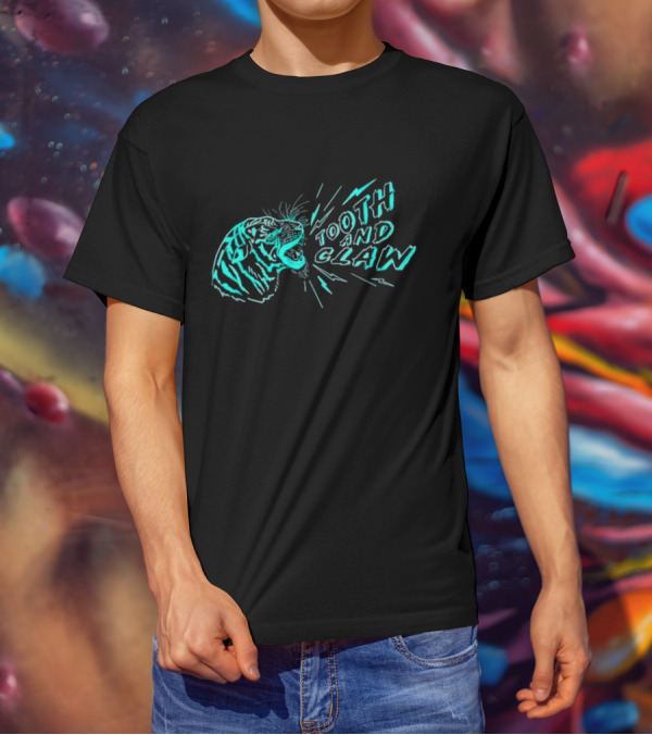TOOTH AND CLAW TIGER MIDWEIGHT ROAR T-Shirt