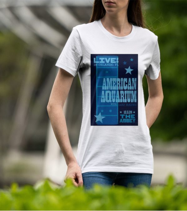 LIVE American Aquarium With Lou Hazel The Abbey Orlando FL 12.3.24 T-Shirt