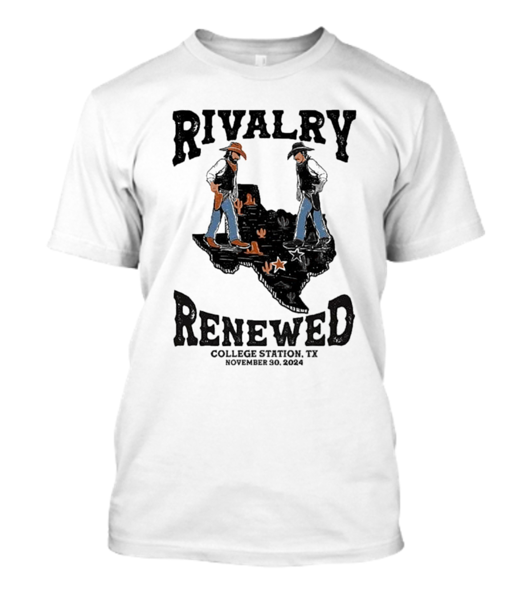 Rivalry Renewed Texas Showdown College Station TX November 30 T-Shirt