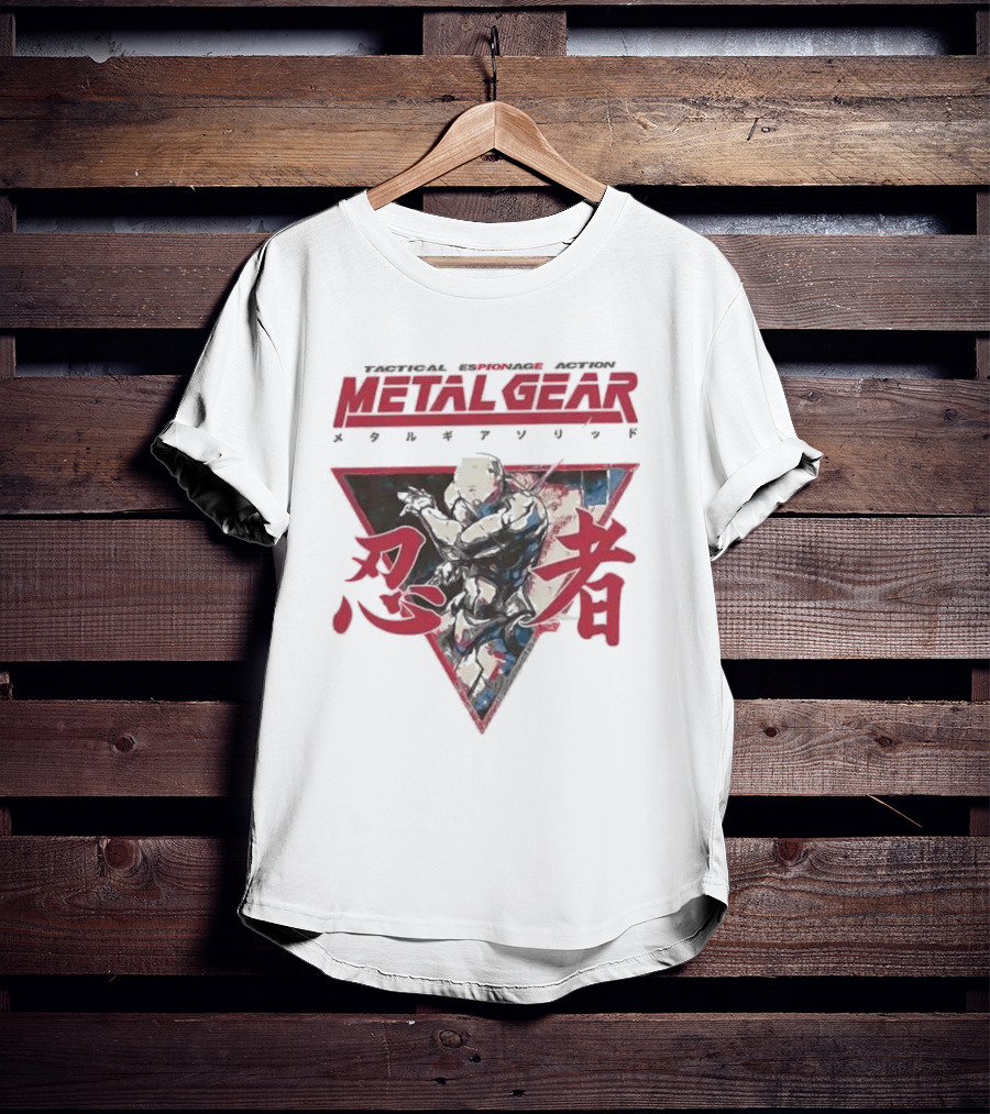 Tactical Espionage Action Metal Gear Solid Ninja Warrior T-Shirt