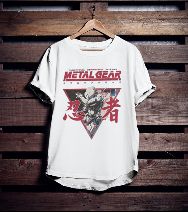 Tactical Espionage Action Metal Gear Solid Ninja Warrior T-Shirt