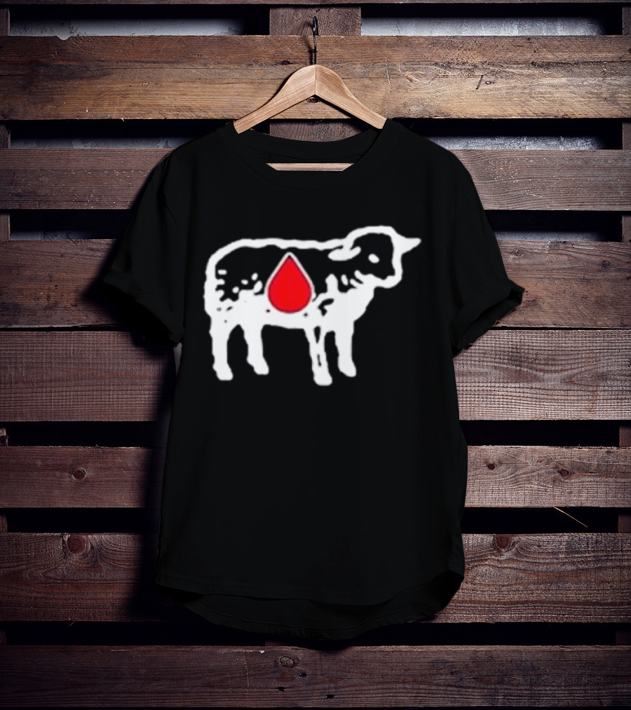 Counterparts Lamb With Red Teardrop T-Shirt