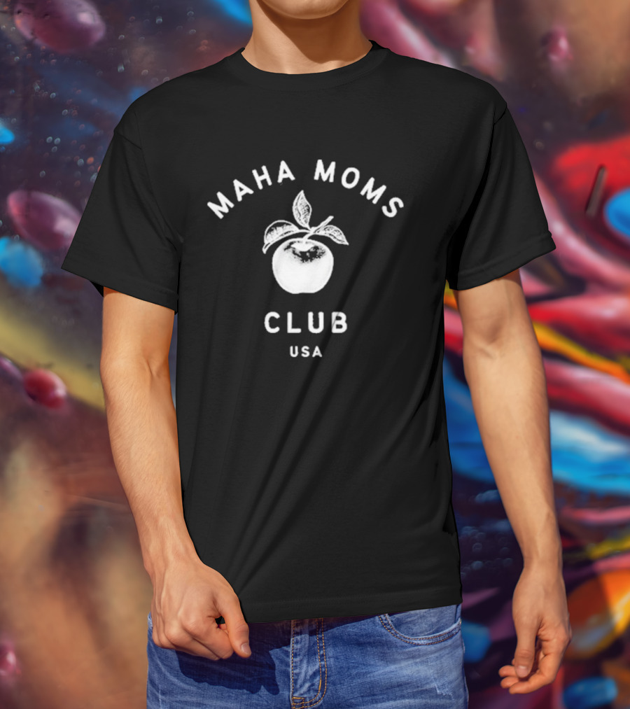 Maha Moms Club USA Apple T-Shirt