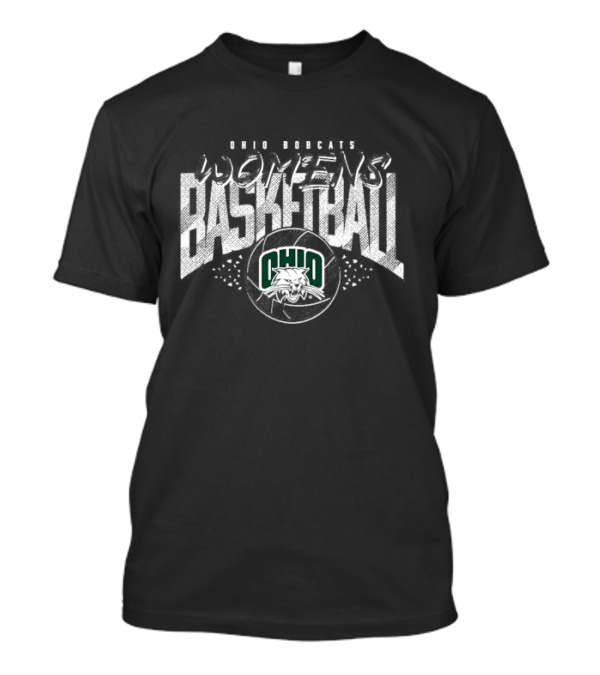 Ohio Bobcats Women's Basketball Green T-Shirt