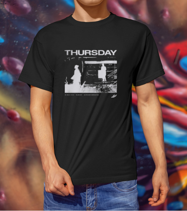 Thursday Subway Ghostly Figures In Transit T-Shirt