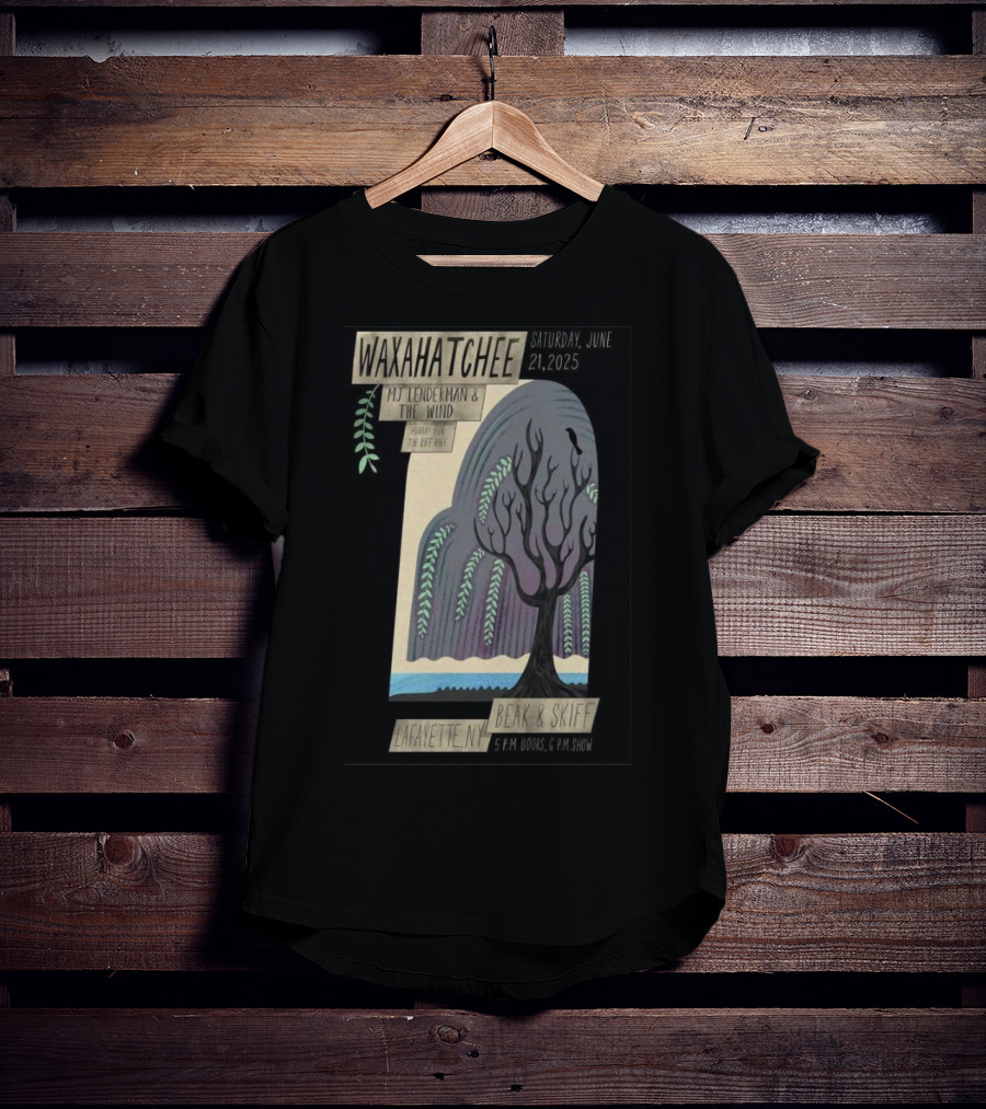 Waxahatchee June 21 2025 MJ Lenderman And The Wind LaFayette NY Beak And Skiff Apple Orchards Tour T-Shirt