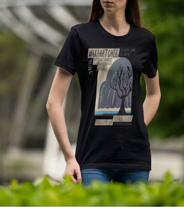 Waxahatchee June 21 2025 MJ Lenderman And The Wind LaFayette NY Beak And Skiff Apple Orchards Tour T-Shirt