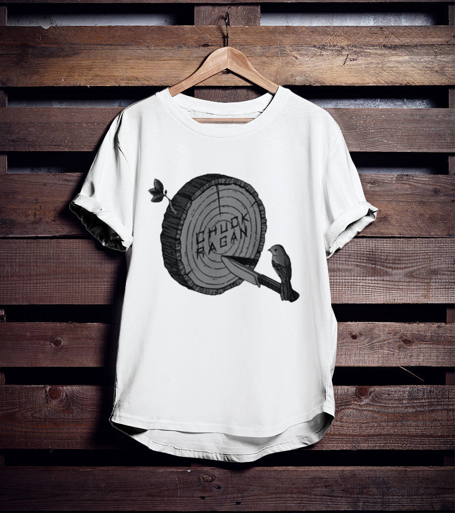 Chuck Ragan Tree Rings Knife Bird T-Shirt