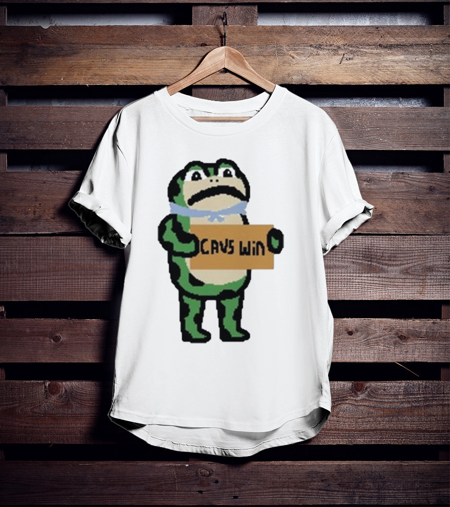 Cavs Win Victory Frog Pixel T-Shirt