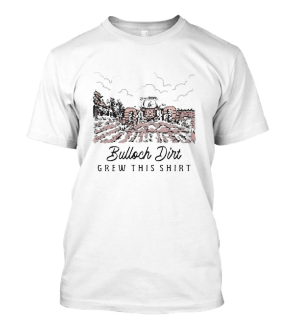 Bulloch Dirt Grew This Shirt Youth Farming Tractor Scene T-Shirt