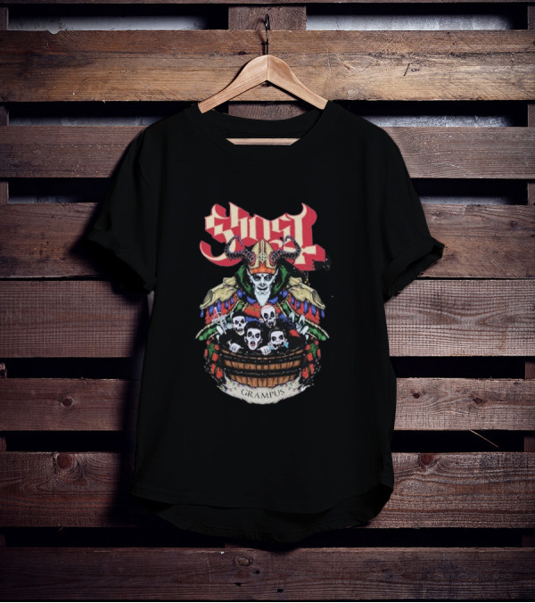 Ghost Grampus Christmas T-Shirt