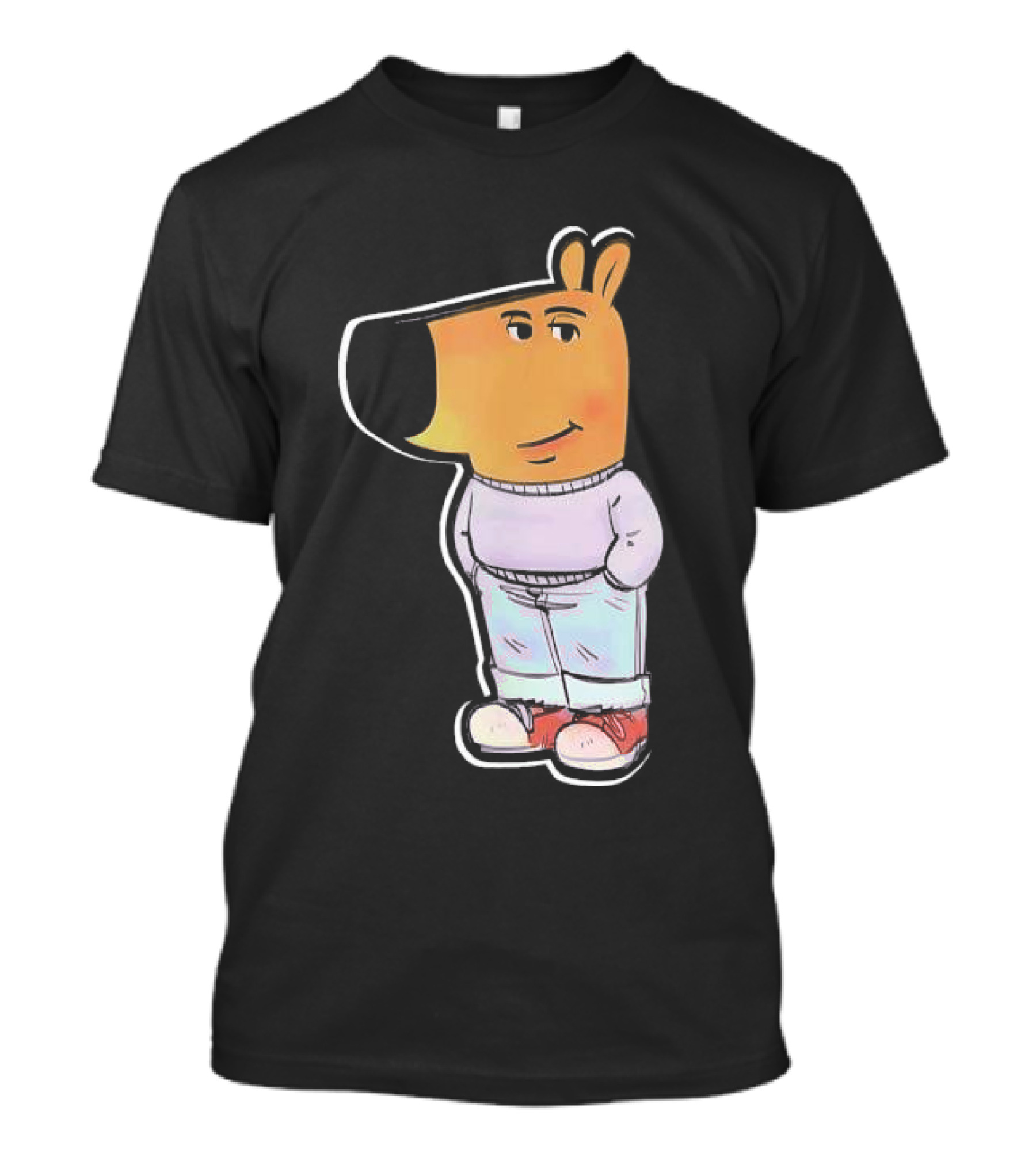 I Don't Know Who This Is. My New Character Is A Chill Guy In Relaxed Outfit With Hands In Pockets T-Shirt