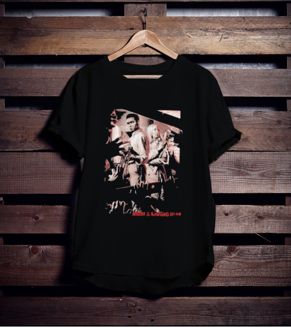 Night Of The Living Dead Bar The Doors Zombie Survival Scene T-Shirt