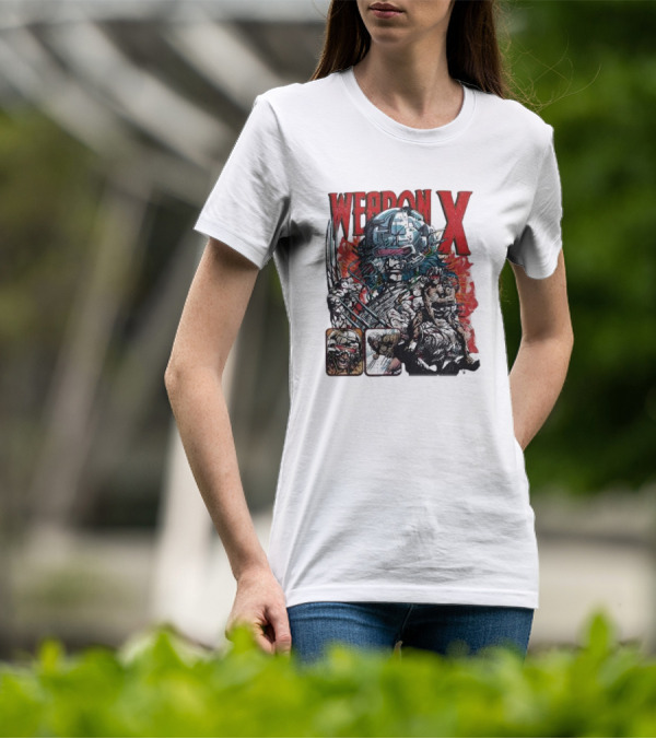 Weapon X Vintage Comic Style Artwork Claw Character T-Shirt