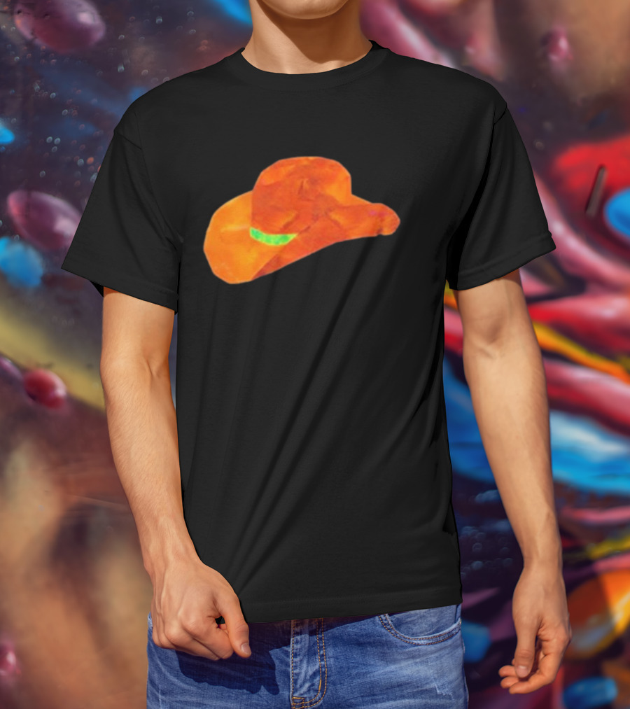 Halsey Yallsey Toddler Orange Cowboy Hat T-Shirt