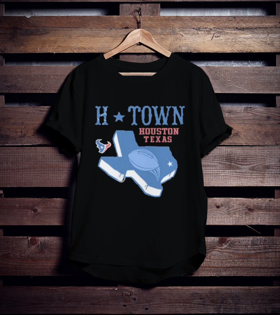 H-Town Houston Texas Football Texans T-Shirt