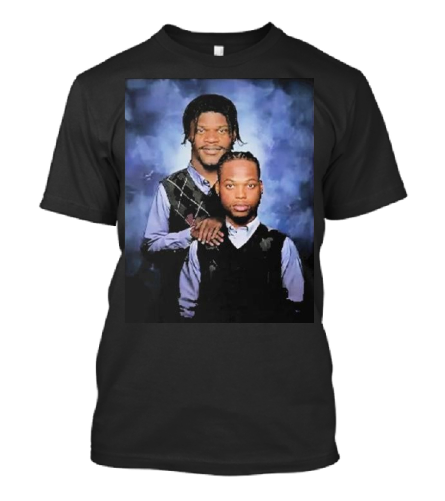 Lamar Jackson And Derrick Henry Step Brothers Movie Parody Baltimore Ravens T-Shirt