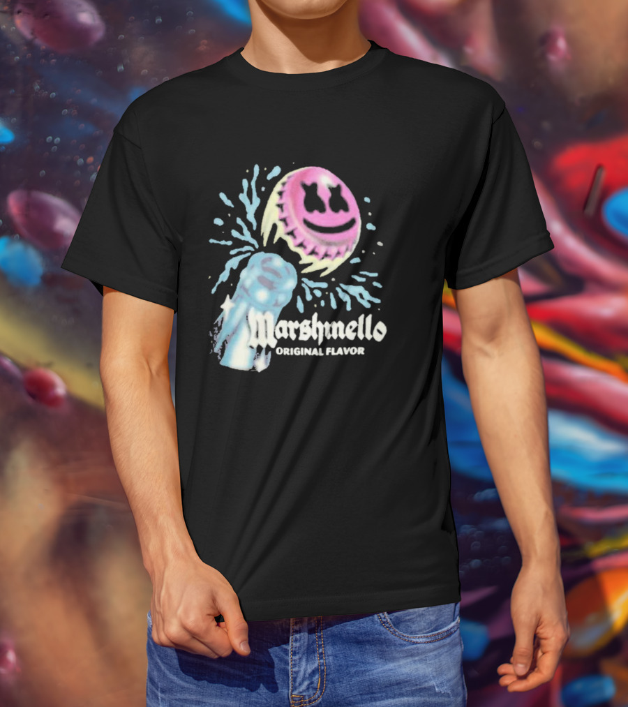 Marshmello Original Flavor Bottle Cap Splash T-Shirt