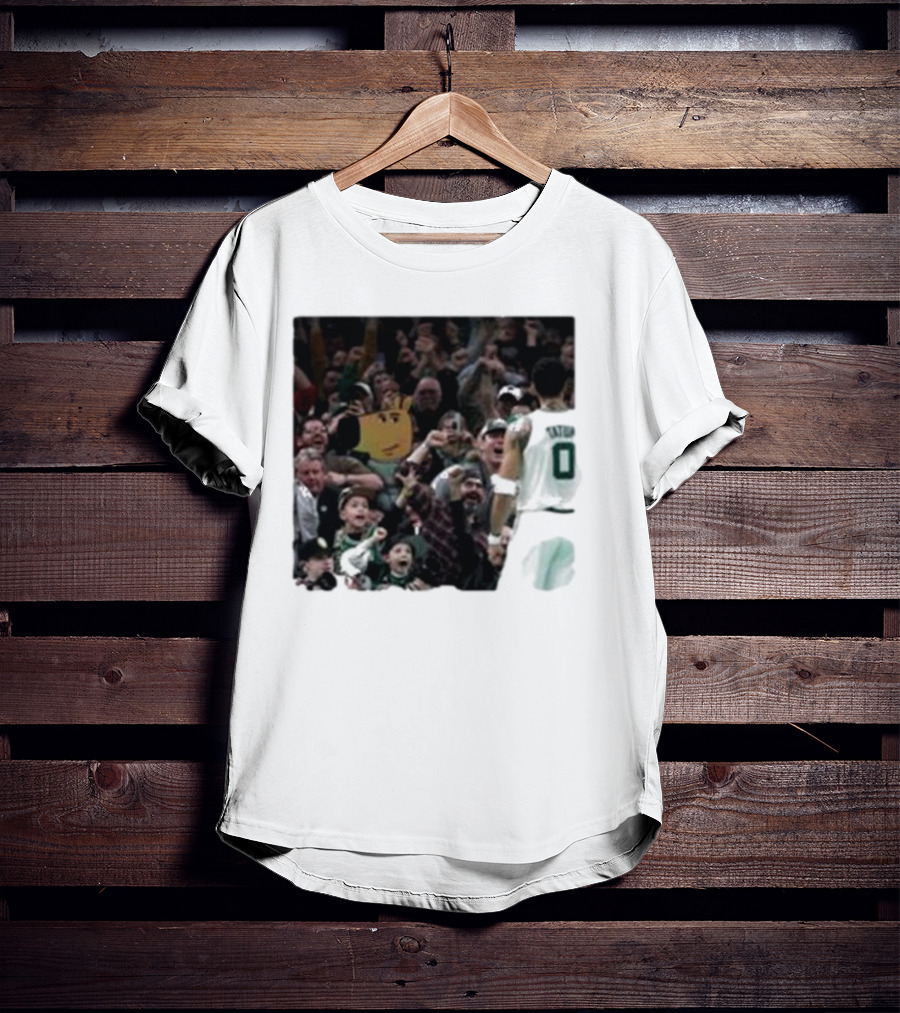 Chill Guy Dog Celtic Boston Tatum 0 Fan Crowd T-Shirt