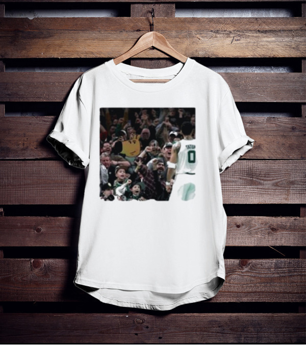 Chill Guy Dog Celtic Boston Tatum 0 Fan Crowd T-Shirt