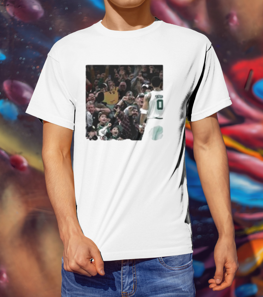 Chill Guy Dog Celtic Boston Tatum 0 Fan Crowd T-Shirt