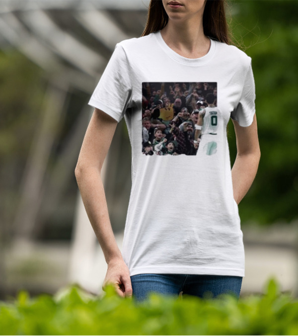 Chill Guy Dog Celtic Boston Tatum 0 Fan Crowd T-Shirt
