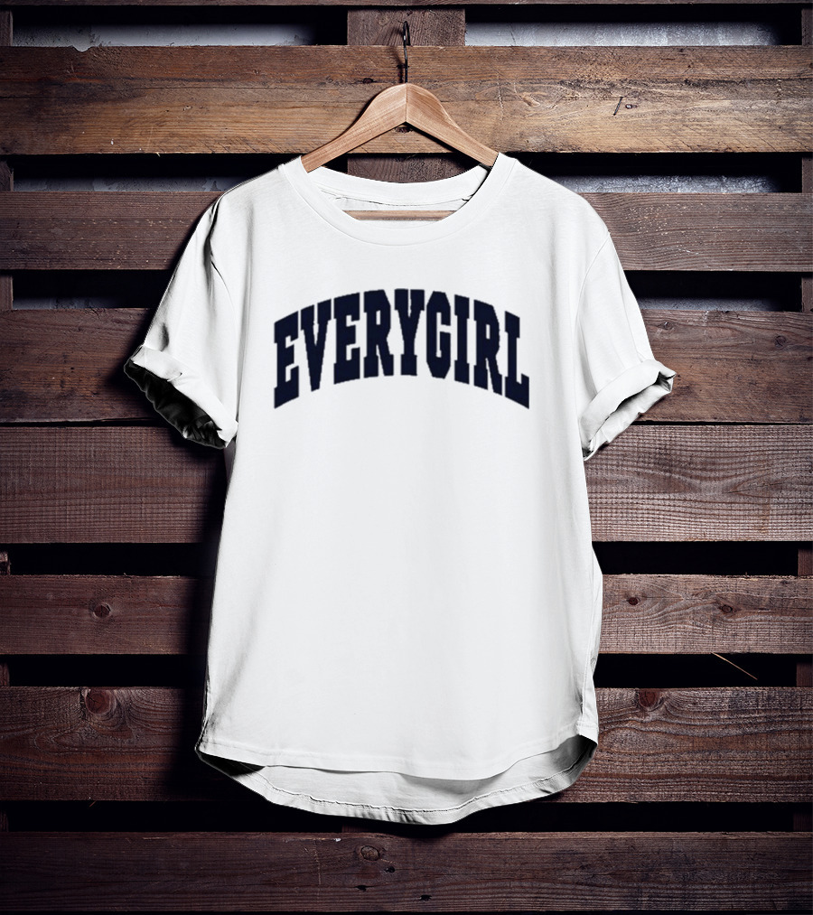 Everygirl Heather Grey Varsity T-Shirt