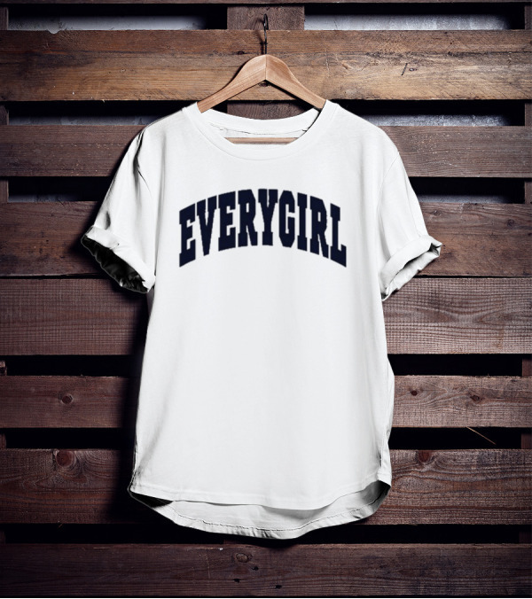 Everygirl Heather Grey Varsity T-Shirt