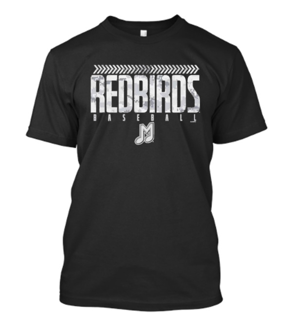 Redbirds Baseball Memphis JM Logo Camouflage T-Shirt