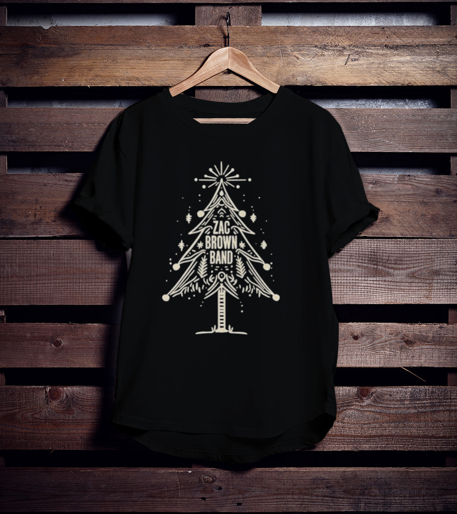 Zac Brown Band Christmas Tree T-Shirt