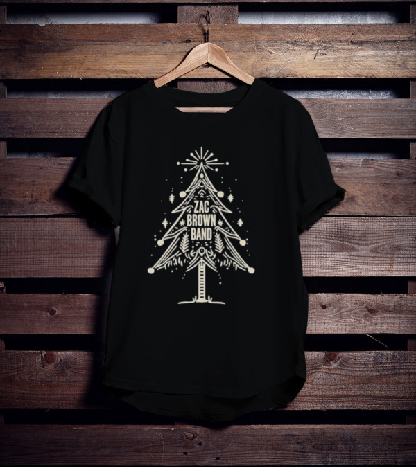 Zac Brown Band Christmas Tree T-Shirt