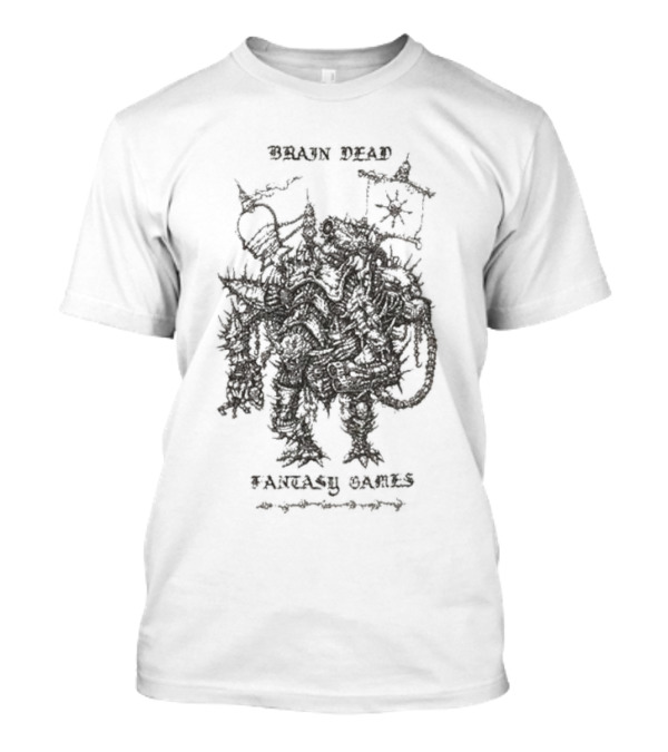 Brain Dead Bio Mechanical Overlord Fantasy Games T-Shirt