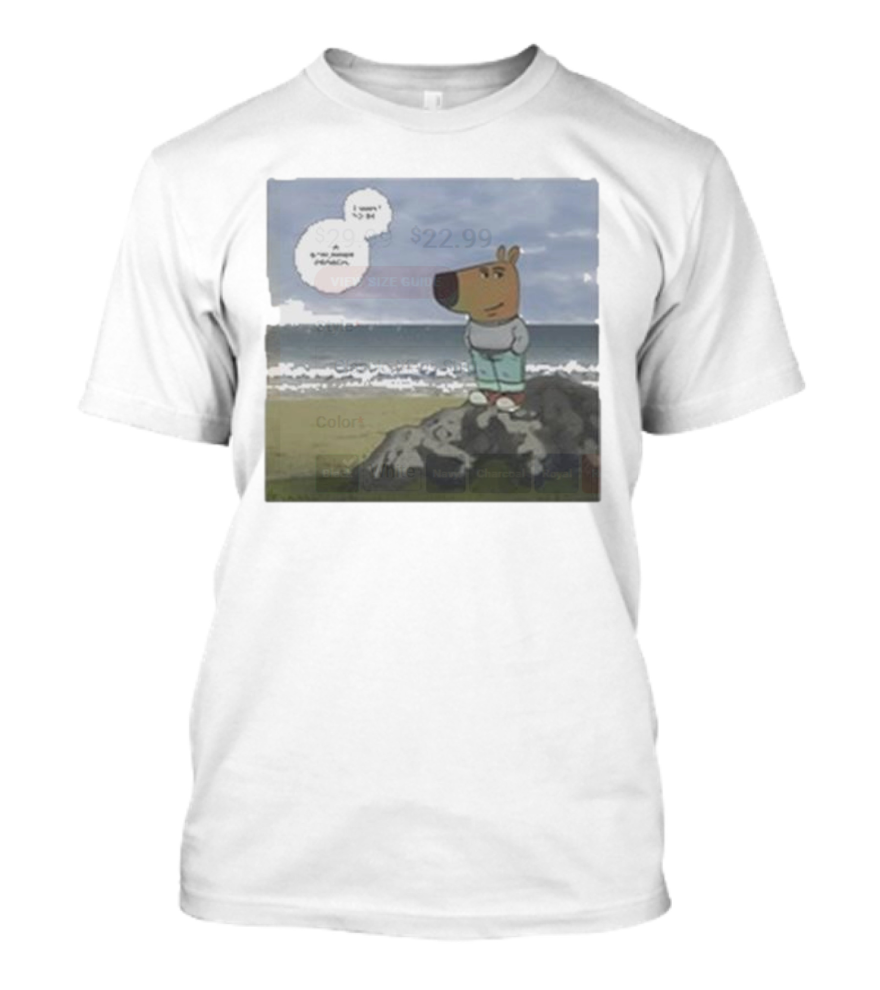 I Wish I Could Be A Dynamic Character Chill Guy Saga T-Shirt