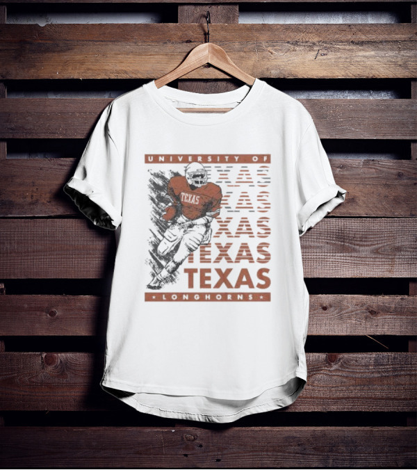 University Of Texas Longhorns Football Texas Longhorns 1990s Throwback T-Shirt