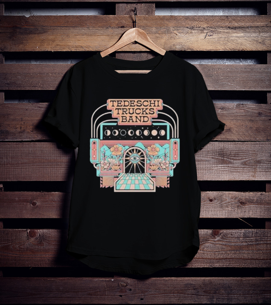 Tedeschi Trucks Band Moon Phases Floral Doorway T-Shirt