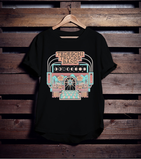 Tedeschi Trucks Band Moon Phases Floral Doorway T-Shirt