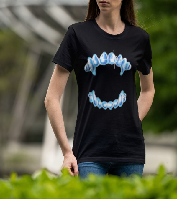 Dom Dolla Cave Fangs Blue Ice Grillz T-Shirt