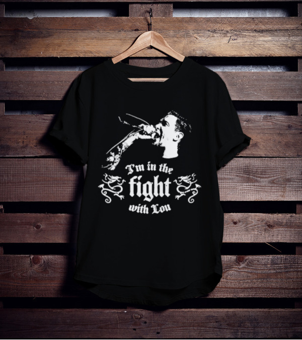 I'm In The Fight With Lou A Benefit Concert For Lou Koller Sick Of It All Nov 23 Irving Plaza NYC I'm In The Fight With Lou Microphone T-Shirt