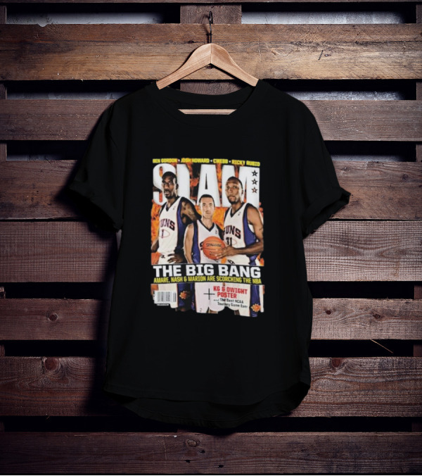 SLAM Magazine: The Big Bang Amare Nash And Marion Scorching The NBA T-Shirt