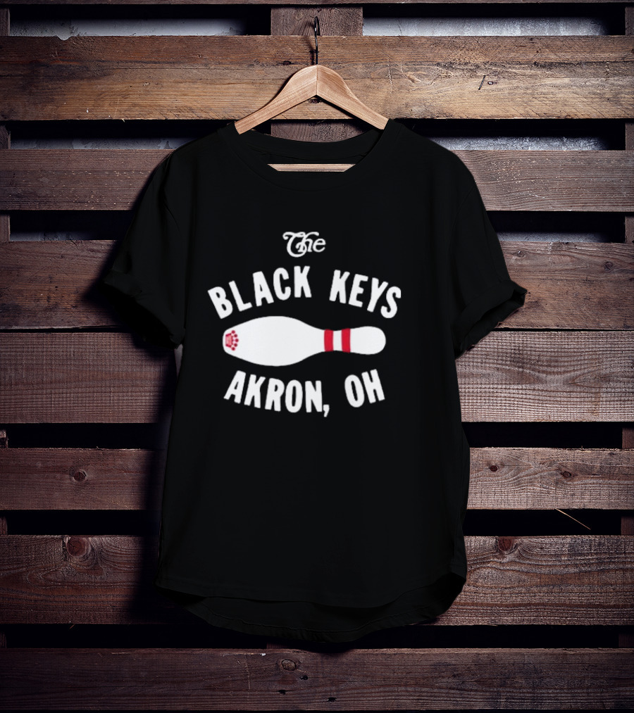 The Black Keys Royal Pin Bowling Akron OH T-Shirt