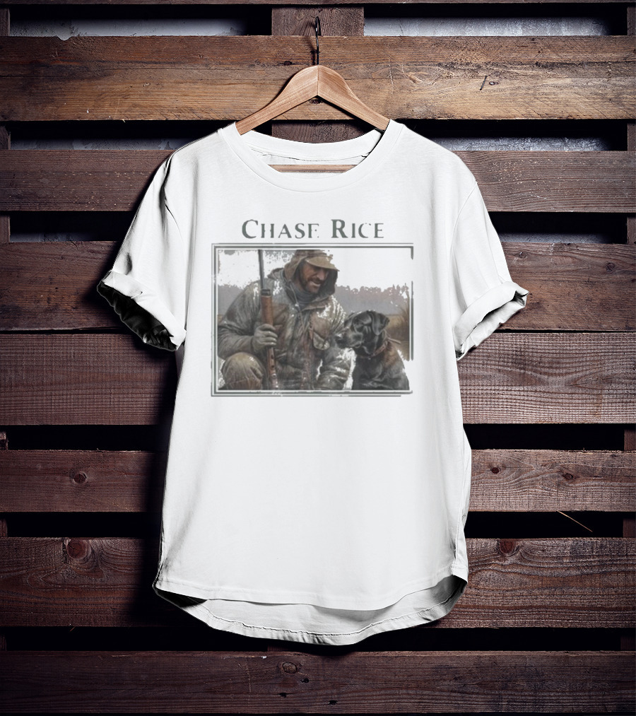 Chase Rice Hunting With Dog In Arkansas T-Shirt