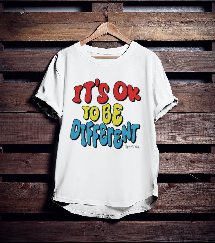 It’s Ok To Be Different By Finnysmth T-Shirt