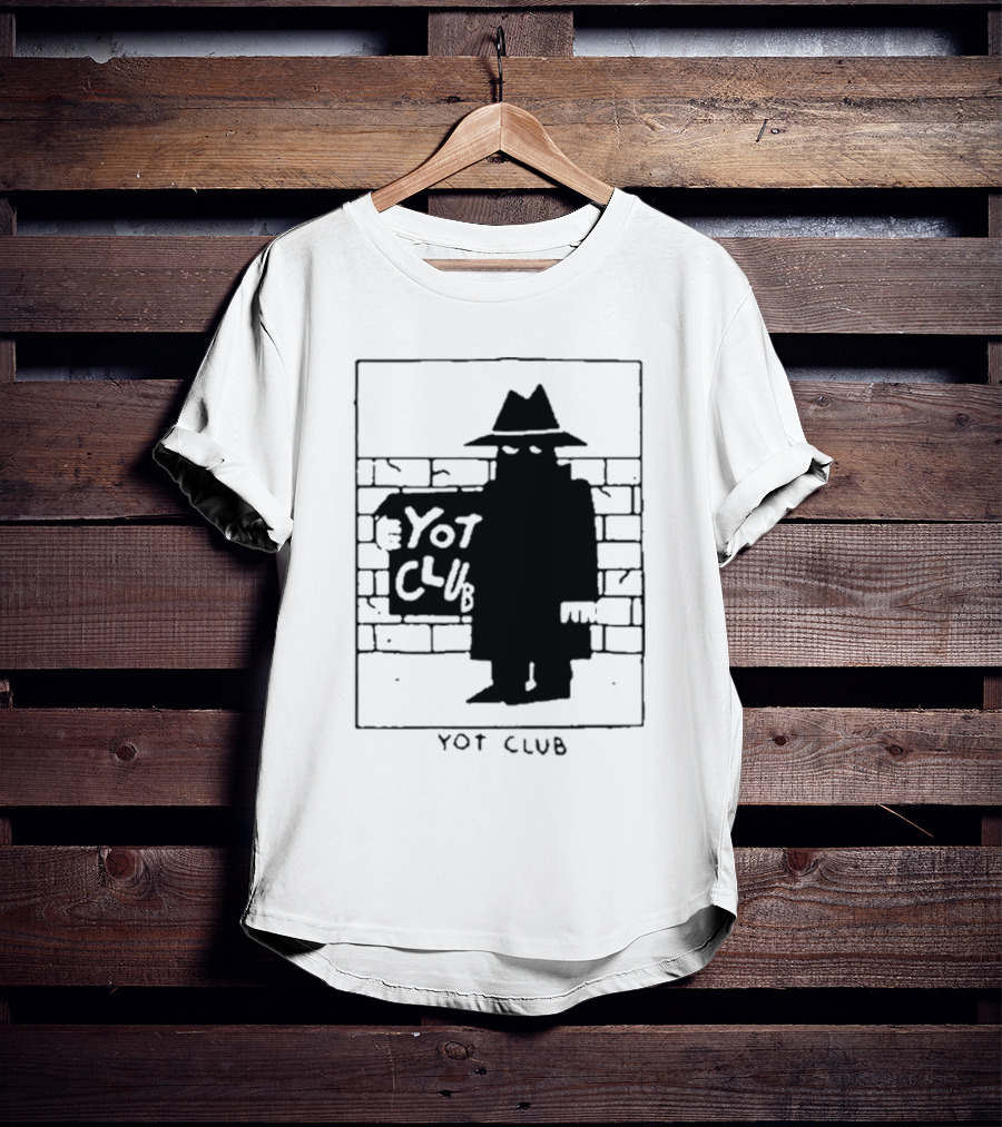 Yot Club Mysterious Silhouette Art Lazy Eyes Show T-Shirt