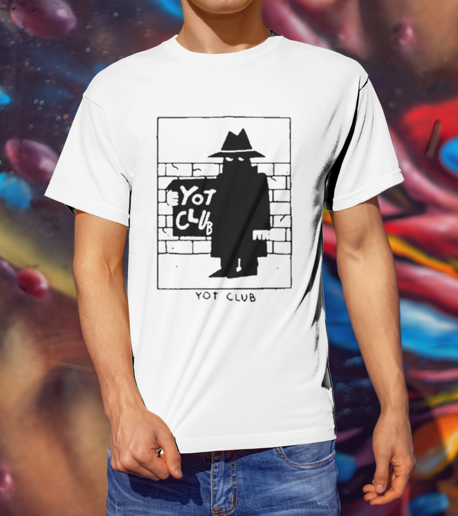 Yot Club Mysterious Silhouette Art Lazy Eyes Show T-Shirt