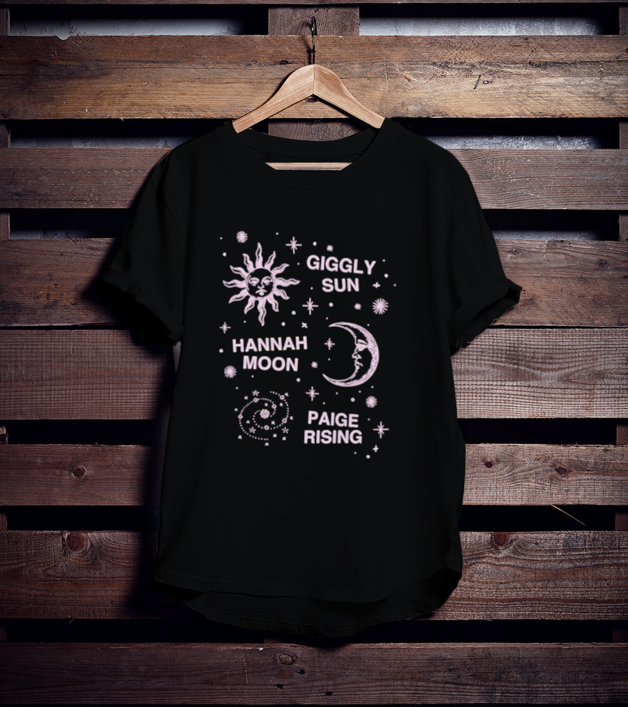 Giggly Sun Hannah Moon Paige Rising T-Shirt